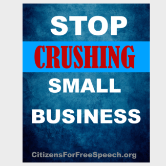 Stop Crushing Small Business